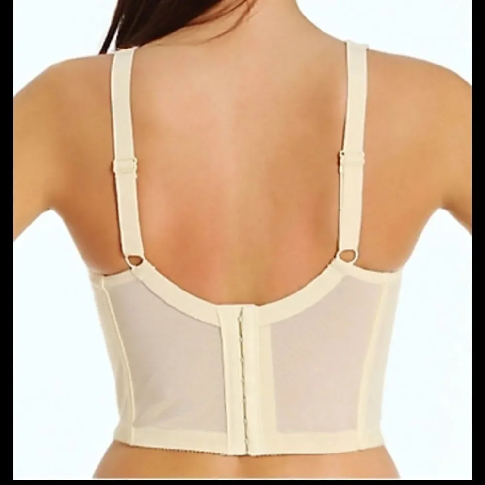 Carnival Full Figure 3/4 Longline Bra 710/720 Bustier Unlined V-neck